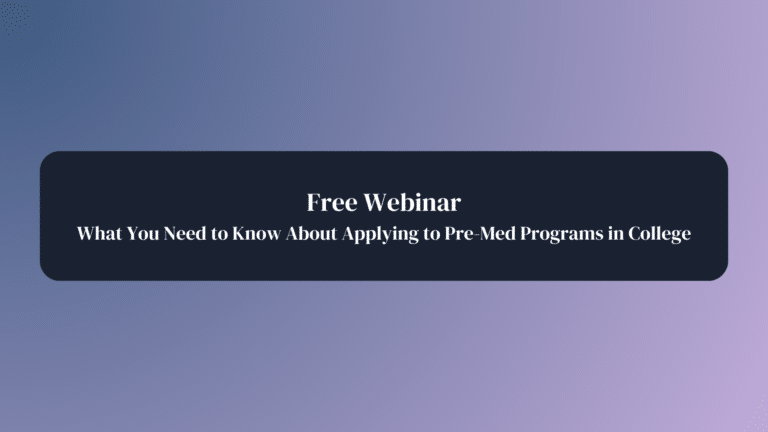 What You Need to Know About Applying to Pre-Med Programs in College