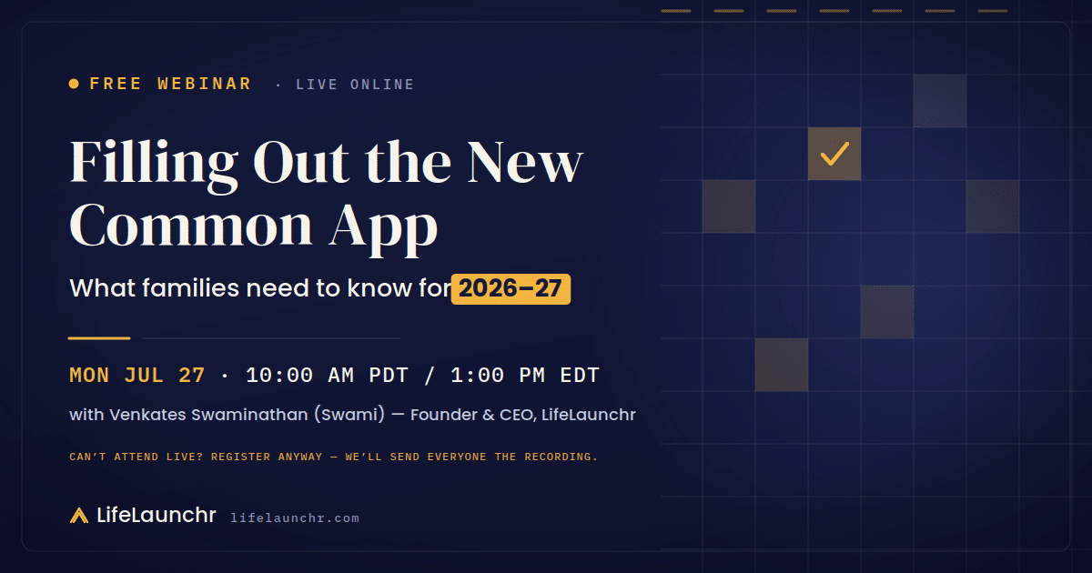 Filling Out the New Common App — What Families Need to Know for 2026–27